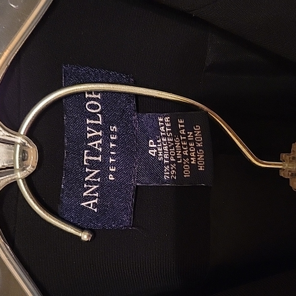 Ann Taylor skirt suit set black size 4P - Picture 2 of 7